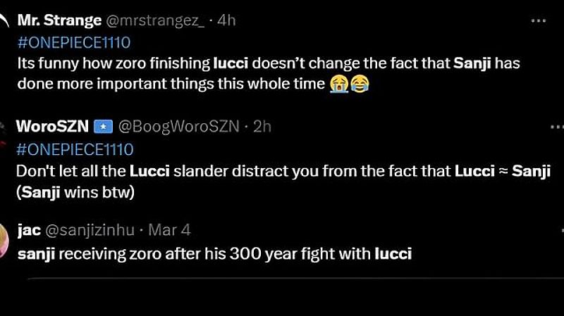 One Piece Chapter 1110 Spoilers: Zoro Emerges Victorious in Battle Against Lucci - -573022847